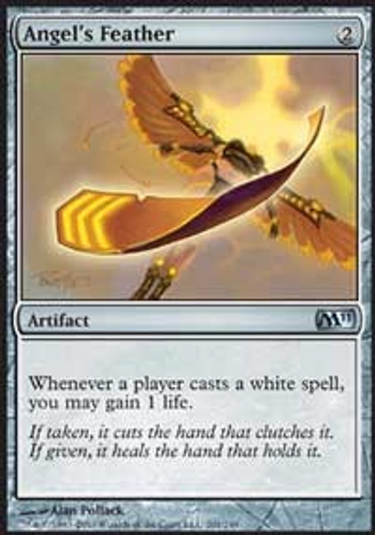 Angel's Feather (Magic 2011 (M11)) - Moderately Played Foil