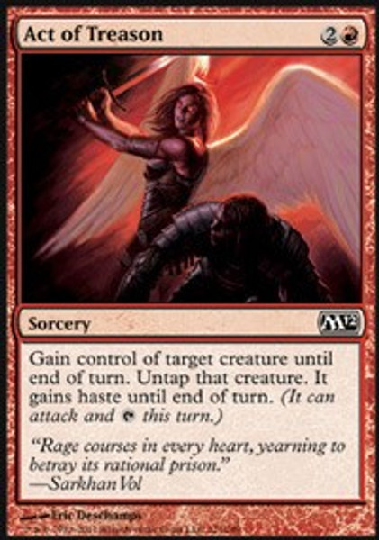 Act of Treason (Magic 2012 (M12)) - Lightly Played