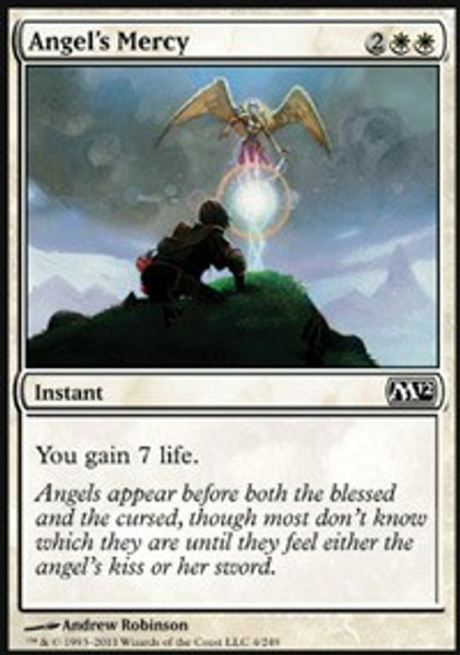 Angel's Mercy (Magic 2012 (M12)) - Moderately Played Foil