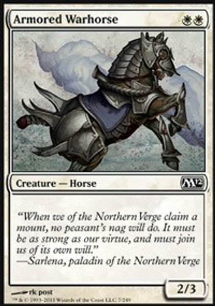 Armored Warhorse (Magic 2012 (M12)) - Lightly Played