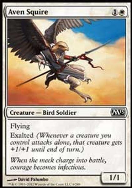 Aven Squire (Magic 2013 (M13)) - Heavily Played