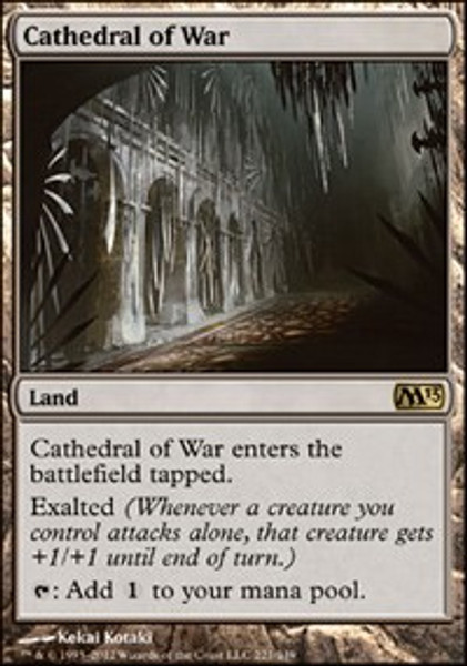 Cathedral of War (Magic 2013 (M13)) - Damaged