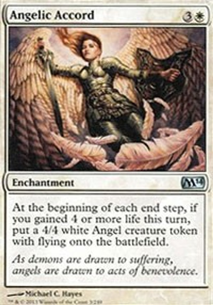Angelic Accord (Magic 2014 (M14)) - Lightly Played Foil