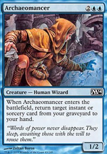 Archaeomancer (Magic 2014 (M14)) - Heavily Played Foil