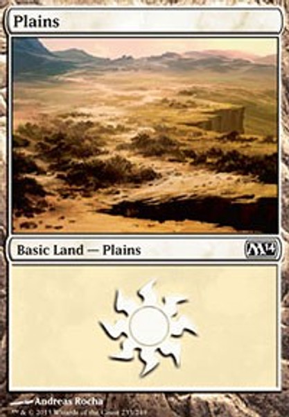 Plains (233) (Magic 2014 (M14)) - Lightly Played