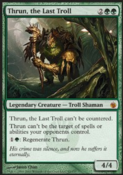 Thrun, the Last Troll (Mirrodin Besieged) - Moderately Played Foil