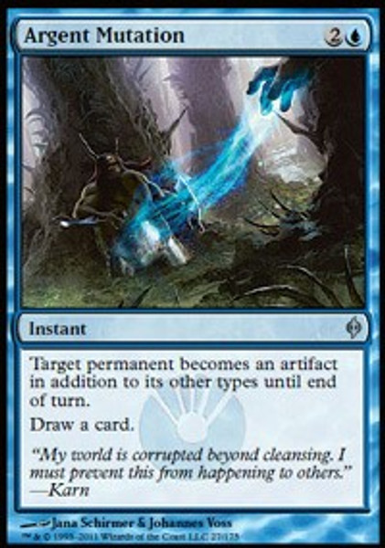 Argent Mutation (New Phyrexia) - Moderately Played