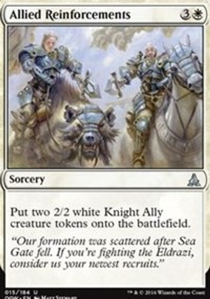 Allied Reinforcements (Oath of the Gatewatch) - Lightly Played Foil