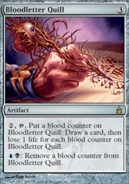 Bloodletter Quill (Ravnica: City of Guilds) - Lightly Played