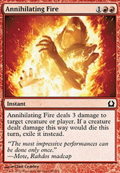Annihilating Fire (Return to Ravnica) - Moderately Played