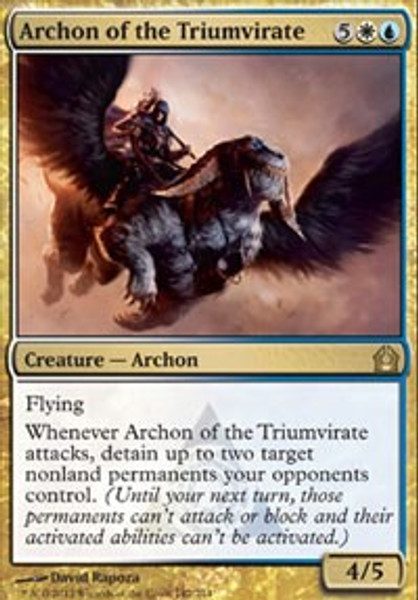 Archon of the Triumvirate (Return to Ravnica) - Lightly Played Foil