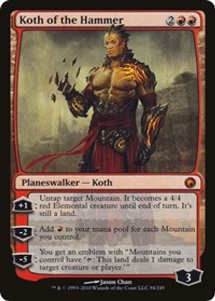Koth of the Hammer (Scars of Mirrodin) - Moderately Played