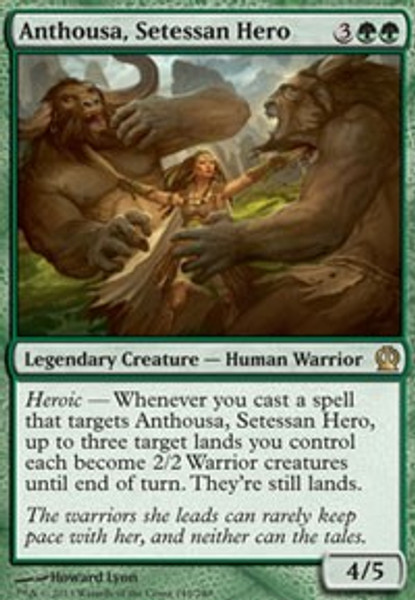 Anthousa, Setessan Hero (Theros) - Heavily Played Foil