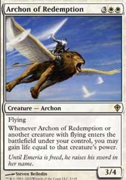 Archon of Redemption (Worldwake) - Lightly Played Foil