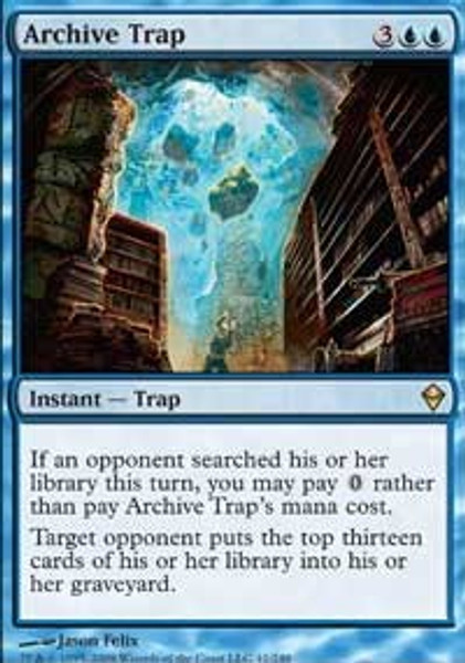 Archive Trap (Zendikar) - Heavily Played