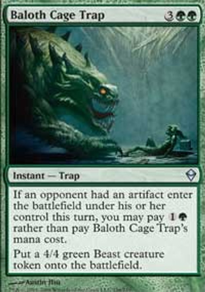 Baloth Cage Trap (Zendikar) - Lightly Played