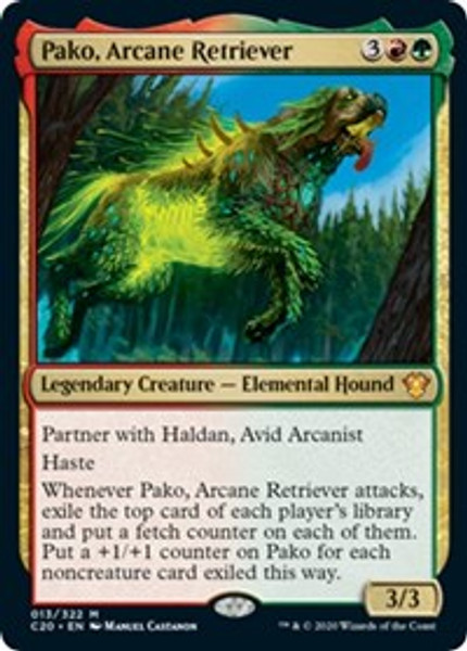 Pako, Arcane Retriever (Commander 2020) - Near Mint Foil