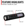 COAST 31461 KL35R – Rechargeable Inspection Light, 600 Lumens, Clam pack – features