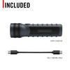 COAST 31134 GX40R – Rechargeable Flashlight, 3000 Lumens, IP67 Waterproof – what's included