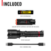 COAST 31208 XP20R – Dual Power Rechargeable Flashlight, 4000 Lumens – what's included