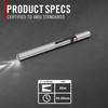 COAST 19648 A9R – Rechargeable Penlight – specifications