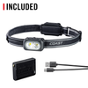 COAST 31064 RL15R – Rechargeable Headlamp, 750 Lumens – what's included