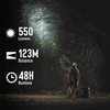 COAST 31519 RL5 – Headlamp (3xAAA), 550 Lumens – specifications