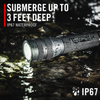 COAST 31055 GX10 – Flashlight (3xAAA), 550 Lumens, IP67 Waterproof, Clam pack – features