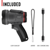 COAST 31514 LS20R – Rechargeable Spotlight, 2500 Lumens, IP67 Waterproof – what's included