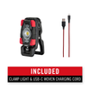 COAST 30684 CL20R – Rechargeable Work Light, 1750 Lumens – what's included