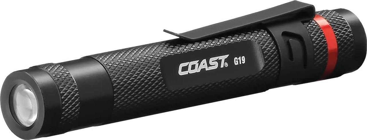 Coast 20570 G19 Flashlight, Alkaline Dual Power Inspection Beam (19490)
