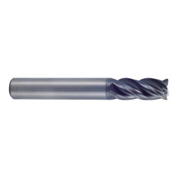 YG-1 UGMF70929 V7 Plus A 4 Flute Multiple Helix Corner Radius Plain Shank End Mill 1/2(R.010) x 1/2 x 1-1/4 x 3-1/2