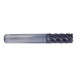 YG-1 UGMG20904 V7 Plus A 6 Flute 45 Degree Helix Square Plain Shank End Mill 5/16 x 5/16 x 1-5/8 x 4