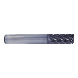YG-1 UGMG22829 V7 Plus A 6 Flute 45 Degree Helix Corner Radius Plain Shank End Mill 3/4(R.090) x 3/4 x 1-7/8 x 5