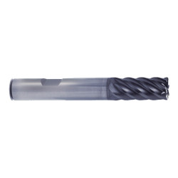 YG-1 UGMG23931 V7 Plus A 6 Flute 45 Degree Helix Corner Radius Flat Shank End Mill 5/8(R.060) x 5/8 x 1-1/4 x 3-1/2