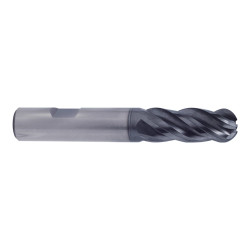 YG-1 UGMG54040 V7 Plus A 4 Flute Multiple Helix Ball Nose Flat Shank End Mill 5/8 x 5/8 x 1-1/4 x 3-1/2