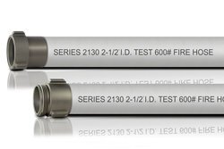 Abbott Rubber 2130-2500-50-NPSH-AL/RL 2-1/2 ID X 50 FT 600 PSI Test Single Jacket