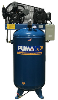Puma TC-5080VM 5 HP, 80 Gallon Vertical Tank, with Magnetic Starter