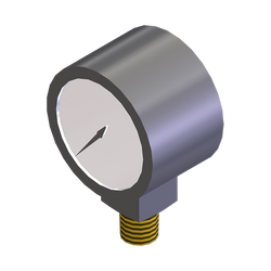 Bijur Delimon 23411 Pressure Gauge, 0-800 PSI, for SureFire