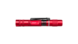 COAST 31107 HP2R – Dual Power Rechargeable Penlight, 280 Lumens, Red