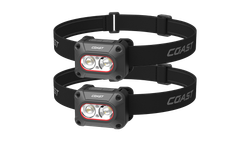 COAST 31503 FLX10R – Dual Power Rechargeable Headlamp, 1000 Lumens, IP67 Waterproof, Pack of 2