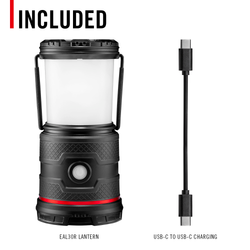 COAST 31297 EAL30R – Dual Power Rechargeable Lantern, 1000 Lumens – what's included