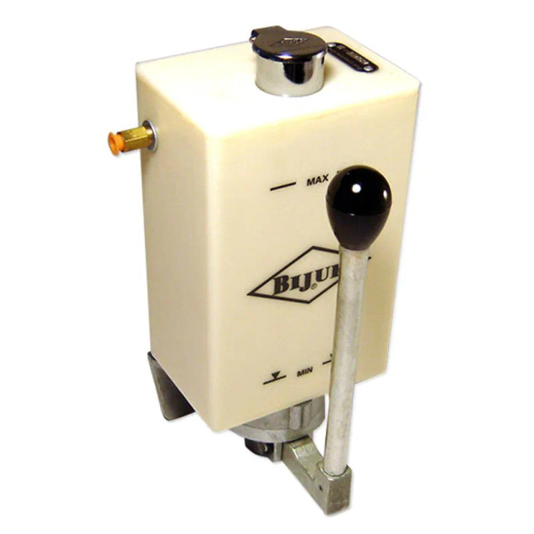 Bijur Delimon 25062-1 Manual Lubricator, L13-L , Left Hand Outlet, PDI, M10X1