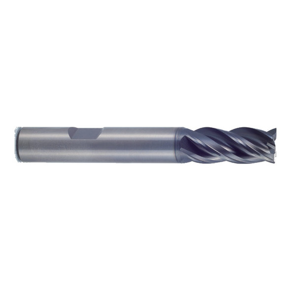 YG-1 UGMF69S916 V7 Plus A 4 Flute Multiple Helix Flat Shank End Mill 1/2 x 1/2 x 2-1/2 x 4-1/2