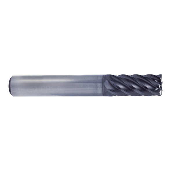 YG-1 UGMG20910 V7 Plus A 6 Flute 45 Degree Helix Square Plain Shank End Mill 5/8 x 5/8 x 2 x 4