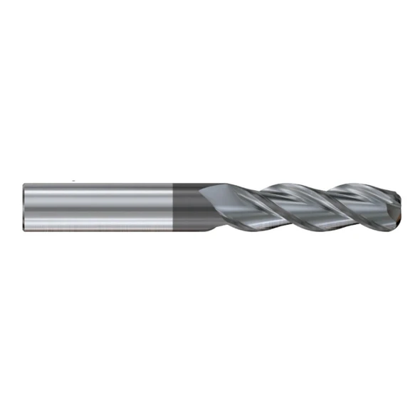 YG-1 JAH24140 Alu-Power HPC 3 Flutecorner Radius Plain Shank Coated End Mill 14(R1) x 14 x 30 x 89