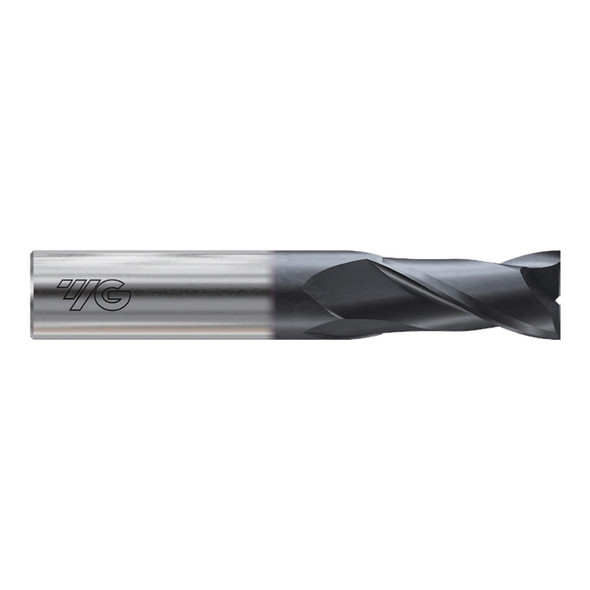 YG-1 E5H85032 YGBasix Carbide 2 Flute 30deg. Helix Regular Length End Mill Uncoated 1/2 x 1/2 x 1 x 3