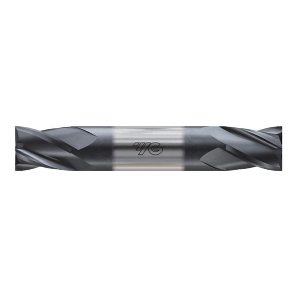 YG-1 G9H90032N YGBasix Carbide 4 Flute 30deg. Helix Regular Length Double End Mill Coated 1/2 x 1/2 x 1 x 4