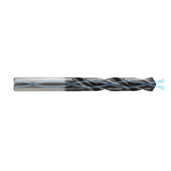 YG-1 DGE718221 Dream Drill ALU 5xD Internal Coolant DLC Solid Carbide Drill U(.368) x 3/8 x 3 x 5-23/64