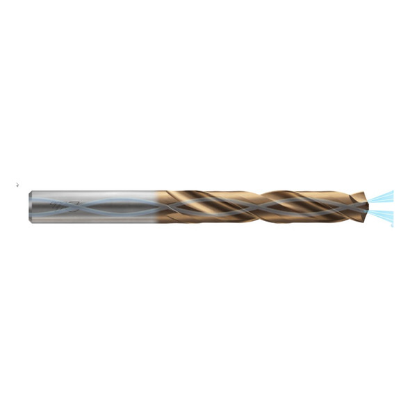 YG-1 DGN526017 Dream Drill PRO 5xD External Coolant / Non-Coolant Z-Coating Solid Carbide Drill 1.7 x 3 x 16 x 55